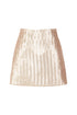 Bellatrix Bronz Nude Mini Skirt